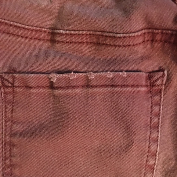 Scoop Crop Strayed Frayed Edge Jeans: Size 2 - Picture 6 of 12